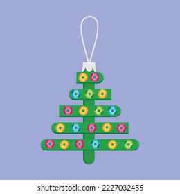 Juguete de árbol de Navidad en forma de árbol de Navidad
