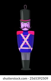 Christmas tree toy in the form of a hussar
