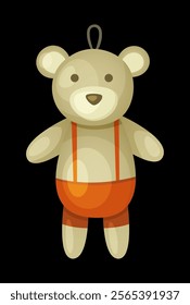 Christmas tree toy in the form of a teddy bear