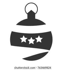 Christmas tree toy icon
