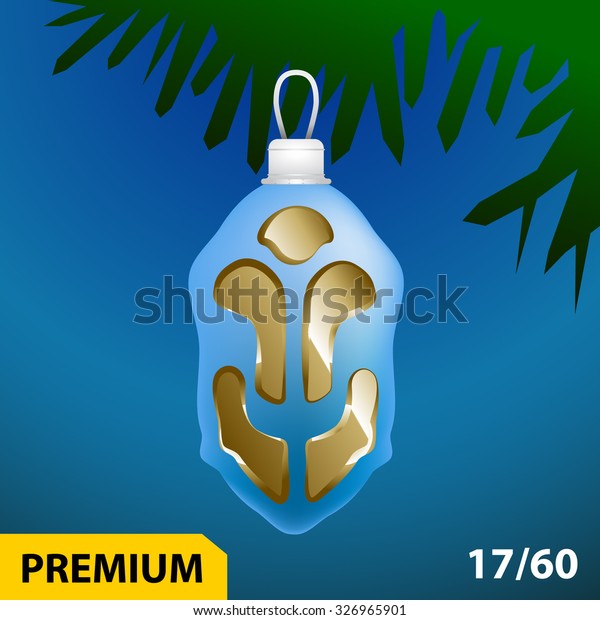 Christmas Tree Toy Icon Includes Mesh Stock Vector (Royalty Free) 326965901