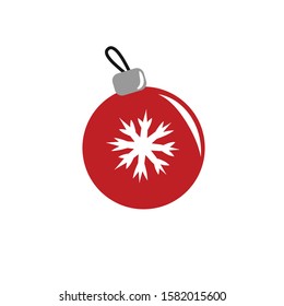 Christmas tree toy. Illustration vector