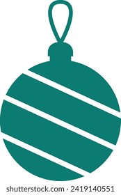 Ilustración de vectores de silueta de juguete de árbol de Navidad
