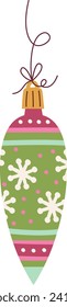 Christmas Tree Toy Vector Illustration
