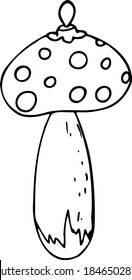 christmas tree toy.  vector mushroon toy illustration. christmas decoration image.