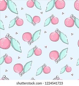 Christmas tree toys Christmas balls pattern