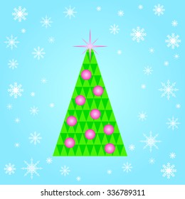Christmas Tree of triangles