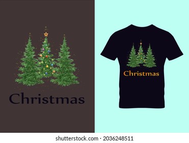 Christmas tree T-shirt. Happy christmas. Santa claus. Graphic design. Typography design. Inspirational quotes. Beauty fashion. Unique idea. Vintage texture.eps