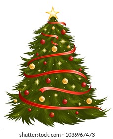 christmas tree vector