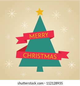 Christmas tree vector