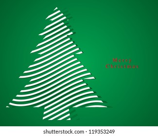 Christmas tree vector