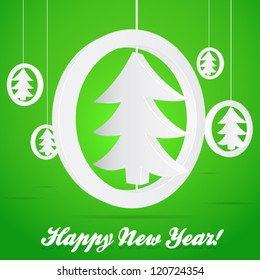 Christmas tree vector