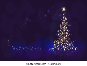 Christmas tree vector