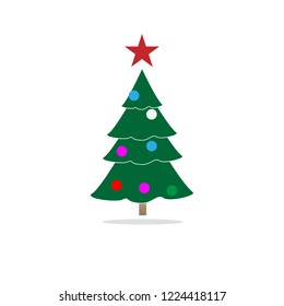 christmas tree vector.