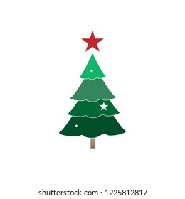 christmas tree vector.