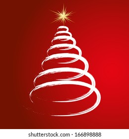 Christmas tree vector