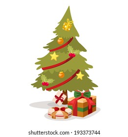 Christmas tree vector