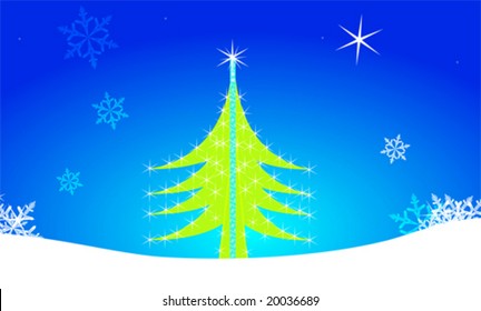 Christmas Tree Vector
