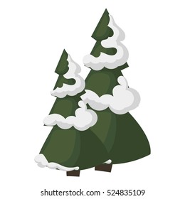 Christmas tree vector.
