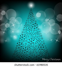 Christmas tree, vector