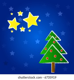 Christmas tree (vector)