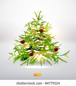 Christmas tree vector