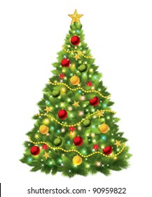 Christmas tree. vector