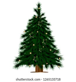 Christmas tree vector art