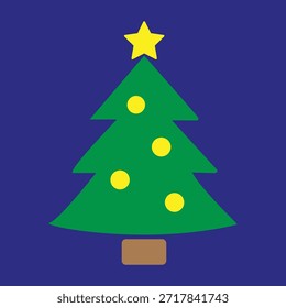 Árbol de Navidad ilustrador de Arte vectorial