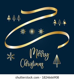 Christmas tree. Vector art line design. Doodle. Vintage cartoon set. Merry Christmas. Winter season illustration on isolated backgraund. Vector icon gift. Modern postcard design element.
