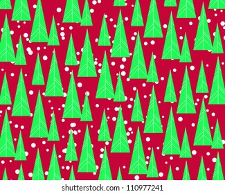 Christmas tree vector background