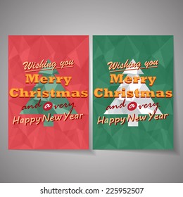 Christmas tree vector background