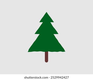 Christmas Tree Vector For Background