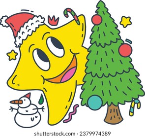 Christmas Tree Vector for December