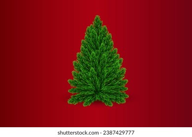 christmas tree vector. christmas tree, christmas decoration vector.