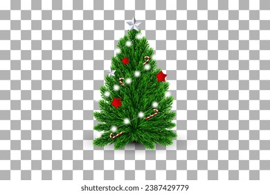 christmas tree vector. christmas tree, christmas decoration vector.