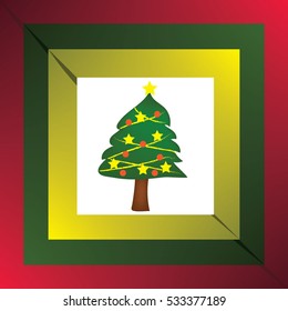 Christmas tree vector design