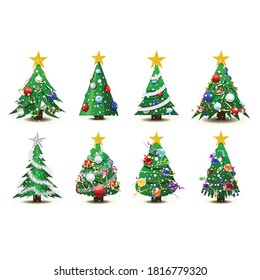Christmas tree vector. Christmas element
