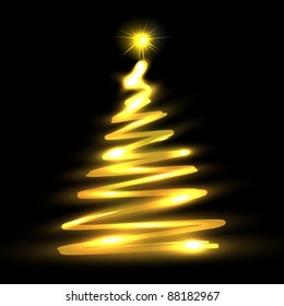 Christmas tree. Vector eps10 illustration
