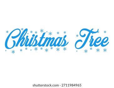 Christmas Tree, Christmas vector font
Vector font word on a white background