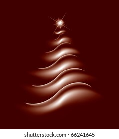Christmas tree in vector format