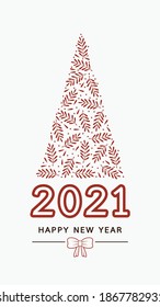 Vector de árbol de Navidad. espacio libre para texto. Papel de la pared de Navidad.
