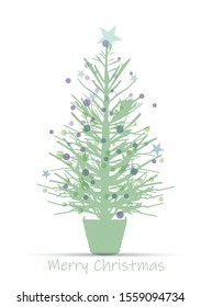 christmas tree vector. graphic vector of christmas background.
