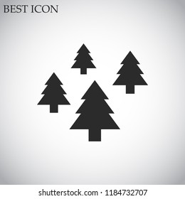 Christmas tree vector icon 10 eps
