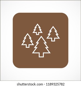 Christmas tree vector icon 10 eps