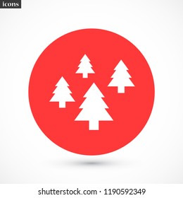 Christmas tree vector icon 10 eps