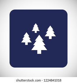 Christmas tree vector icon 10 eps