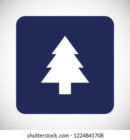Christmas tree vector icon 10 eps