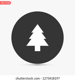 Christmas tree vector icon 10 eps
