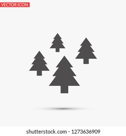 Christmas tree vector icon 10 eps
